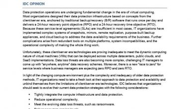 HPE SimpliVity Enhances Data Protection and Recovery