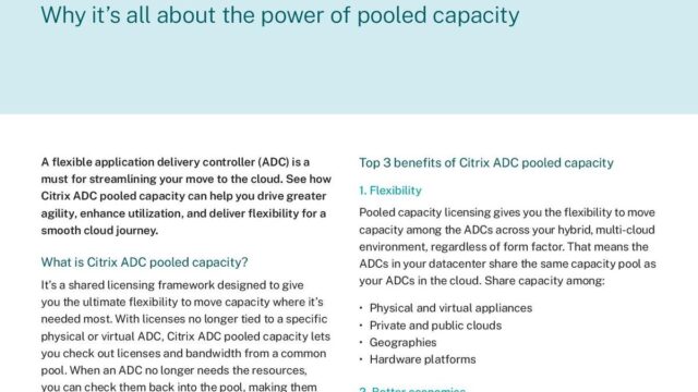 3 benefits of Citrix ADC with flexible licensing