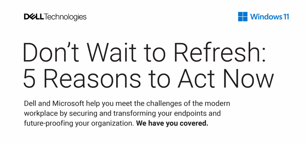 5 Reasons to Act Now on Your Technology Investments