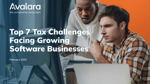 7 Tax Issues Facing Growing Software Companies