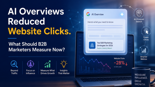AI Overviews Reduced Website Clicks. What Should B2B Marketers Measure Now?
