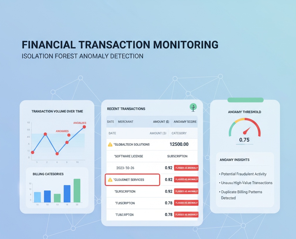 Applying Detection in Billing with Isolation Forest Algorithm