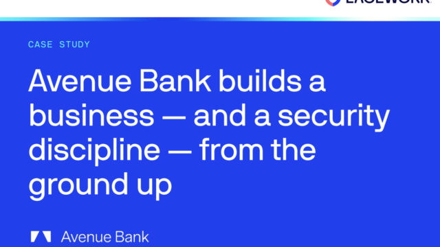 Avenue Bank builds a business — and a security discipline — from the ground up