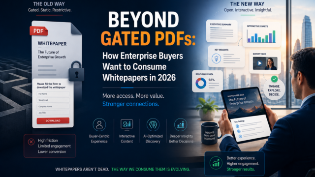 Beyond Gated PDFs: How Enterprise Buyers Want to Consume Whitepapers in 2026