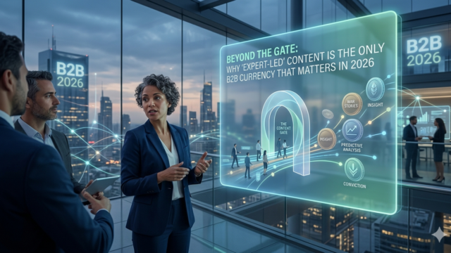 Beyond the Gate: Why "Expert-Led" Content is the Only B2B Currency That Matters in 2026