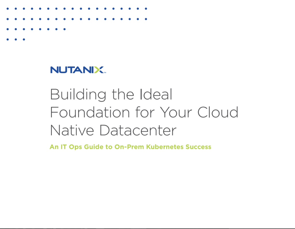 Building Foundation for Cloud Native Datacenter