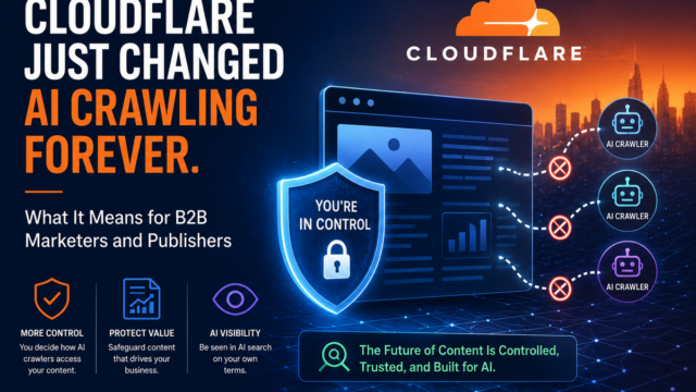 Cloudflare Just Changed AI Crawling Forever: What It Means for B2B Marketers and Publishers