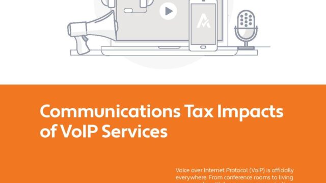 Communications Tax Impacts of VoIP Services
