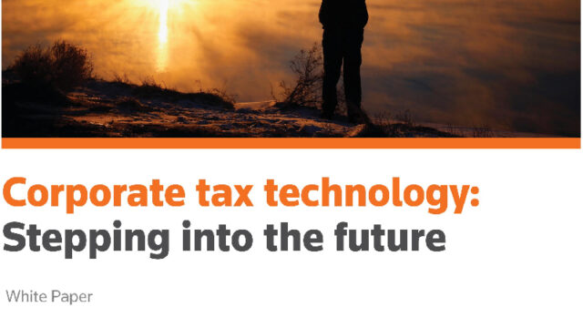 Corporate tax technology: Stepping into the future