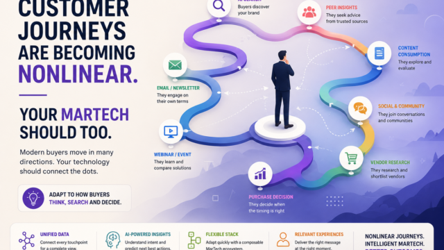 Customer Journeys Are Becoming Nonlinear. Your MarTech Should Too