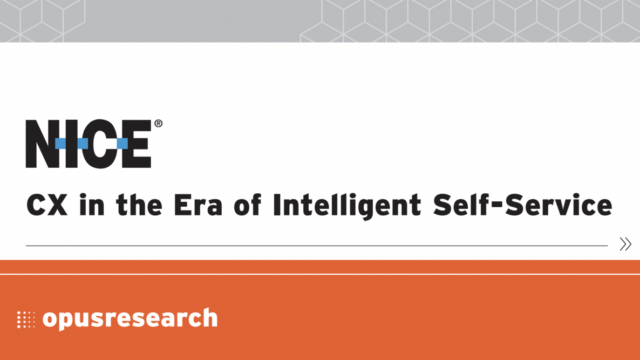 CX in the Era of Intelligent Self-Service