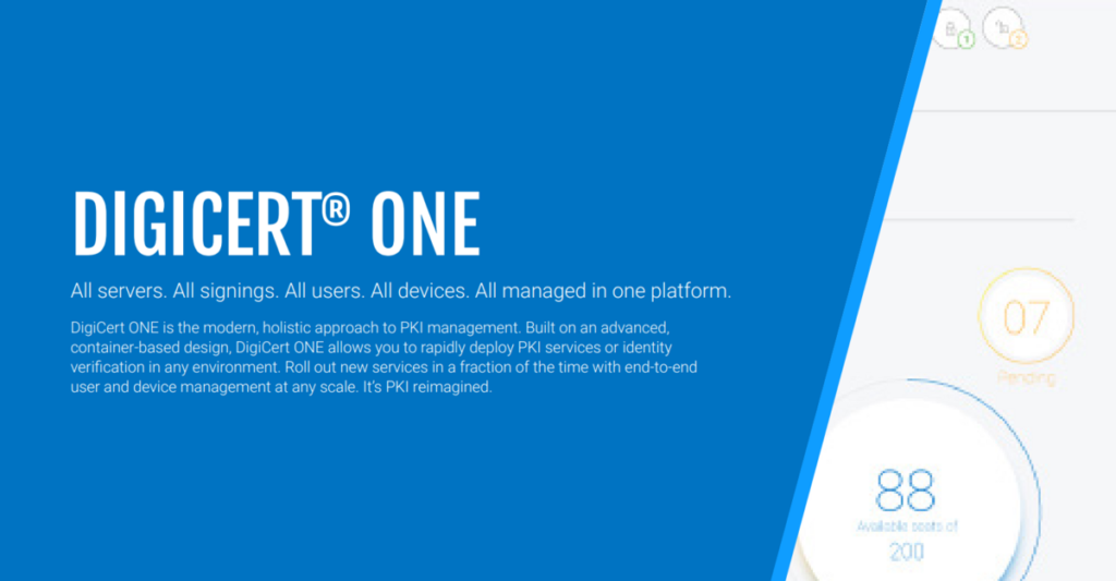 DigiCert ONE - Revolutionizing PKI Management