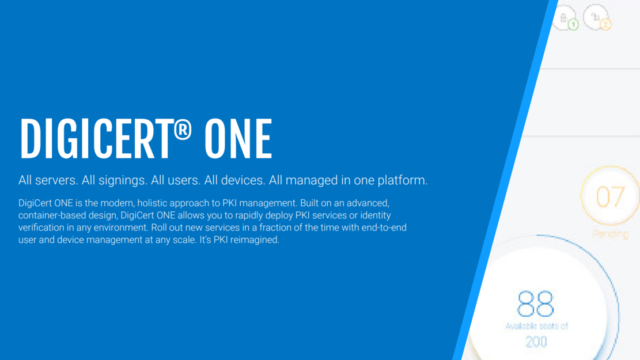 DigiCert ONE - Revolutionizing PKI Management