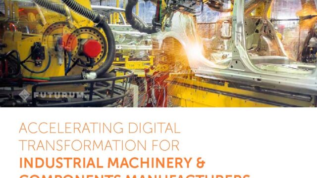 Digital transformation for machinery & component manufacturers