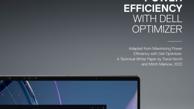 Finding the Perfect Balance: Dell Optimizer for Peak Performance and Efficiency
