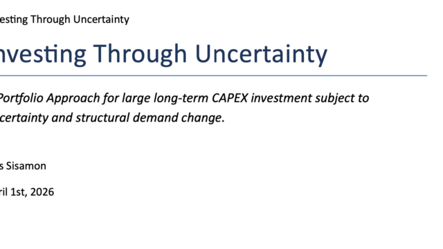 From Network Planning to Capital Allocation: Investing Through Uncertainty