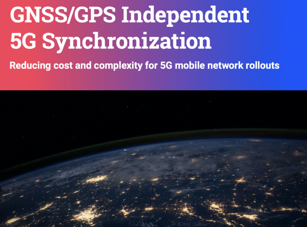 GNSS/GPS Independent 5G Synchronization