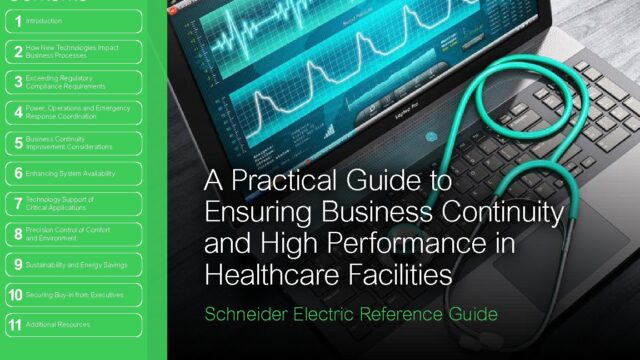 Guide to business continuity and performance in Healthcare
