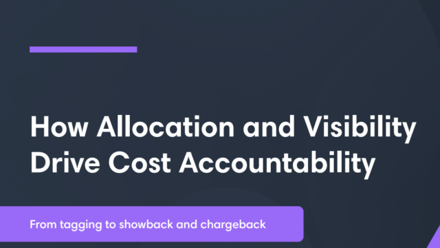 How Allocation and Visibility Drive Cost Accountability