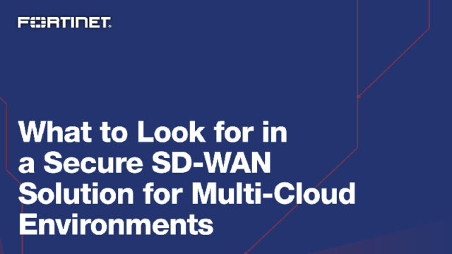 How to Evaluate a SD-WAN Solution for Mutli-Cloud