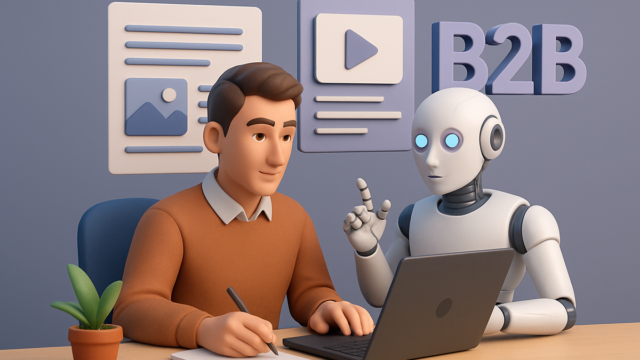 Human + Machine: How Generative AI Is Reshaping B2B Content Creation in 2025