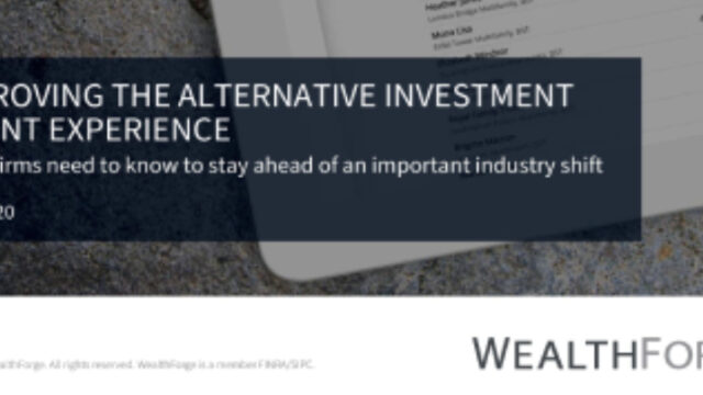 Improving the Alternative Investment Client Experience