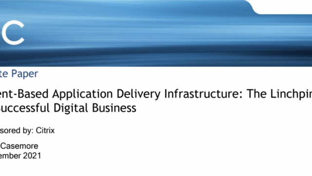 Intent-Based Application Delivery Infrastructure
