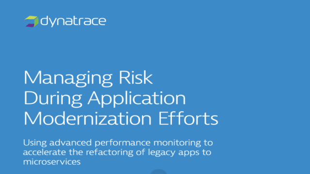 Managing Risk In Application Modernization