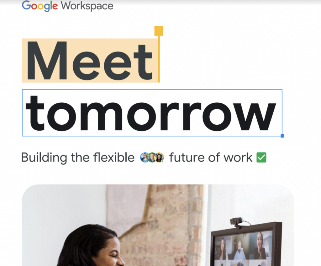 Meet tomorrow Building the flexible future of work