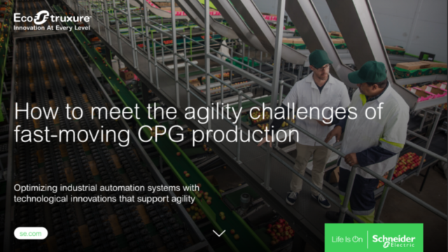 Meeting the Agility Challenges of Fast-Moving CPG Production