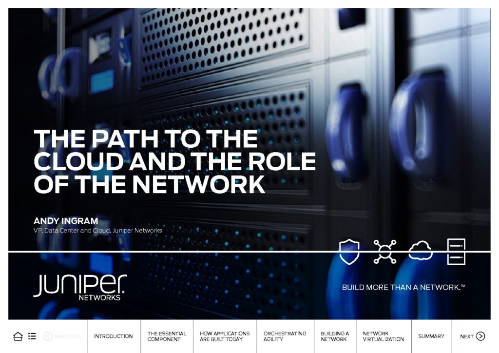 Path to the cloud and the role of the network