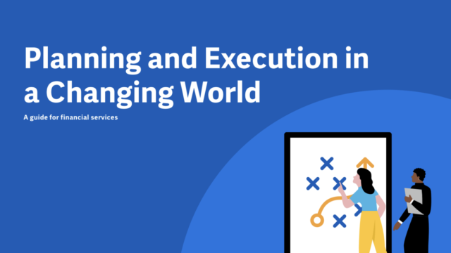 Planning and Execution in a Changing World