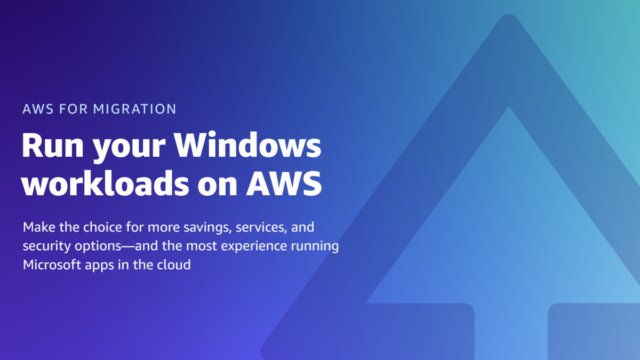 Run Your Windows Workloads On AWS Ebook