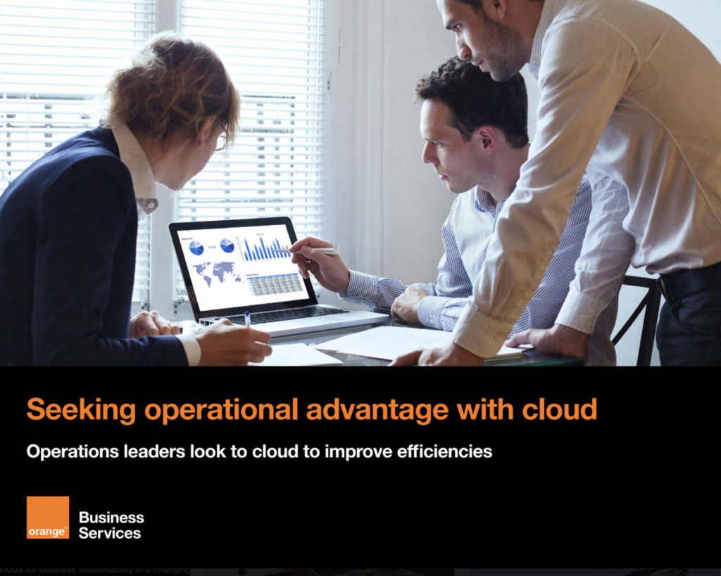 Seeking operational advantage with cloud computing services