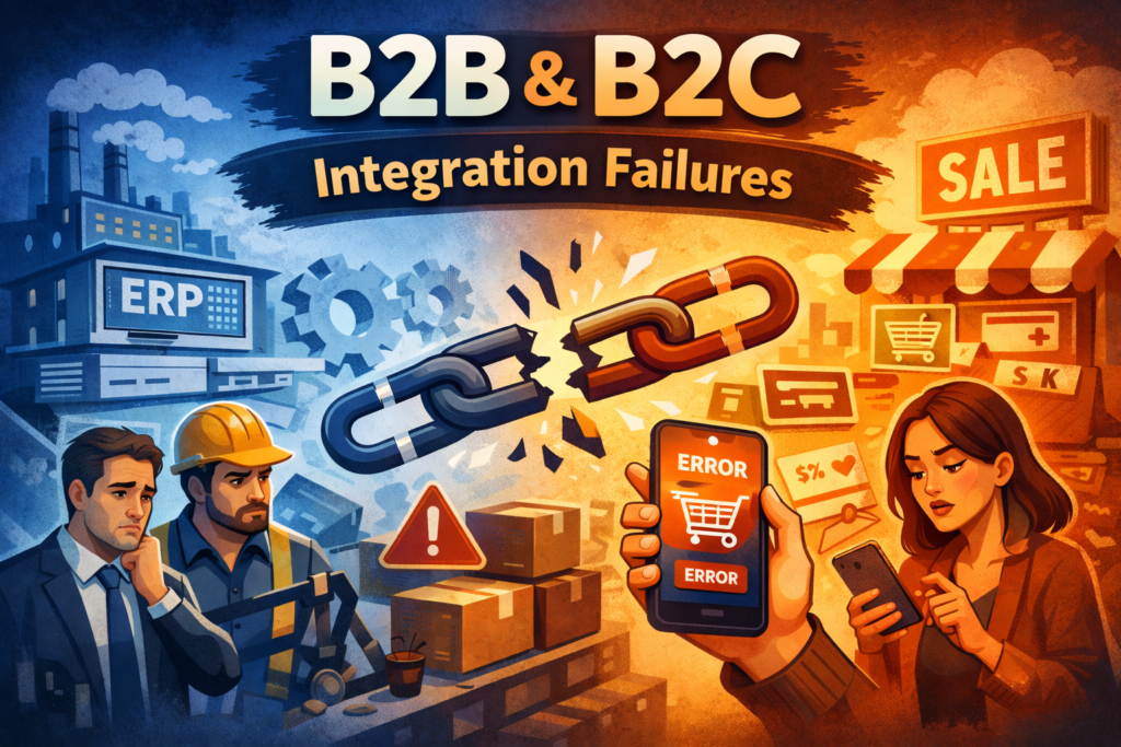 Silent System Collapse: Integration Failures in B2B and B2C Digital Commerce