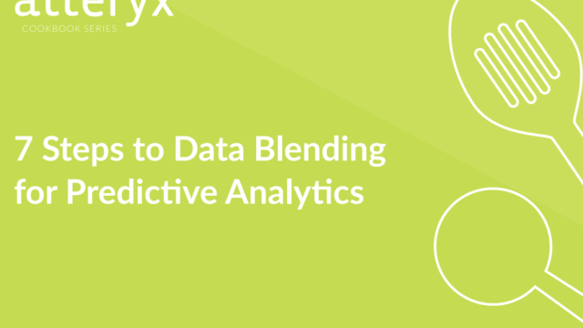 Steps to Data Blending for Predictive Analytics