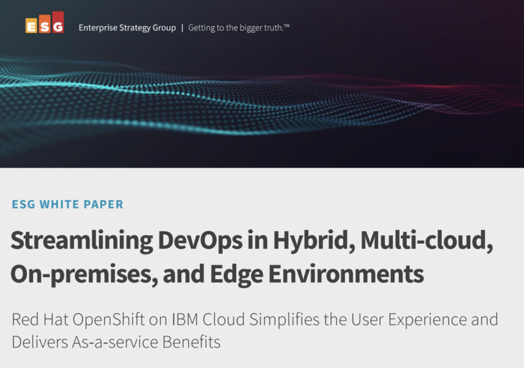 Streamlining DevOps in Hybrid Multicloud On premises and Edge Environments