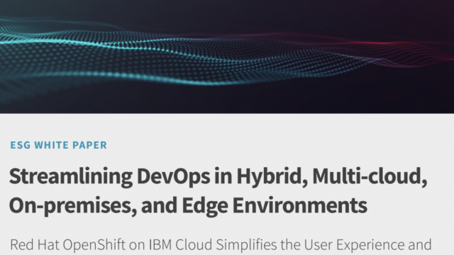 Streamlining DevOps in Hybrid Multicloud On premises and Edge Environments