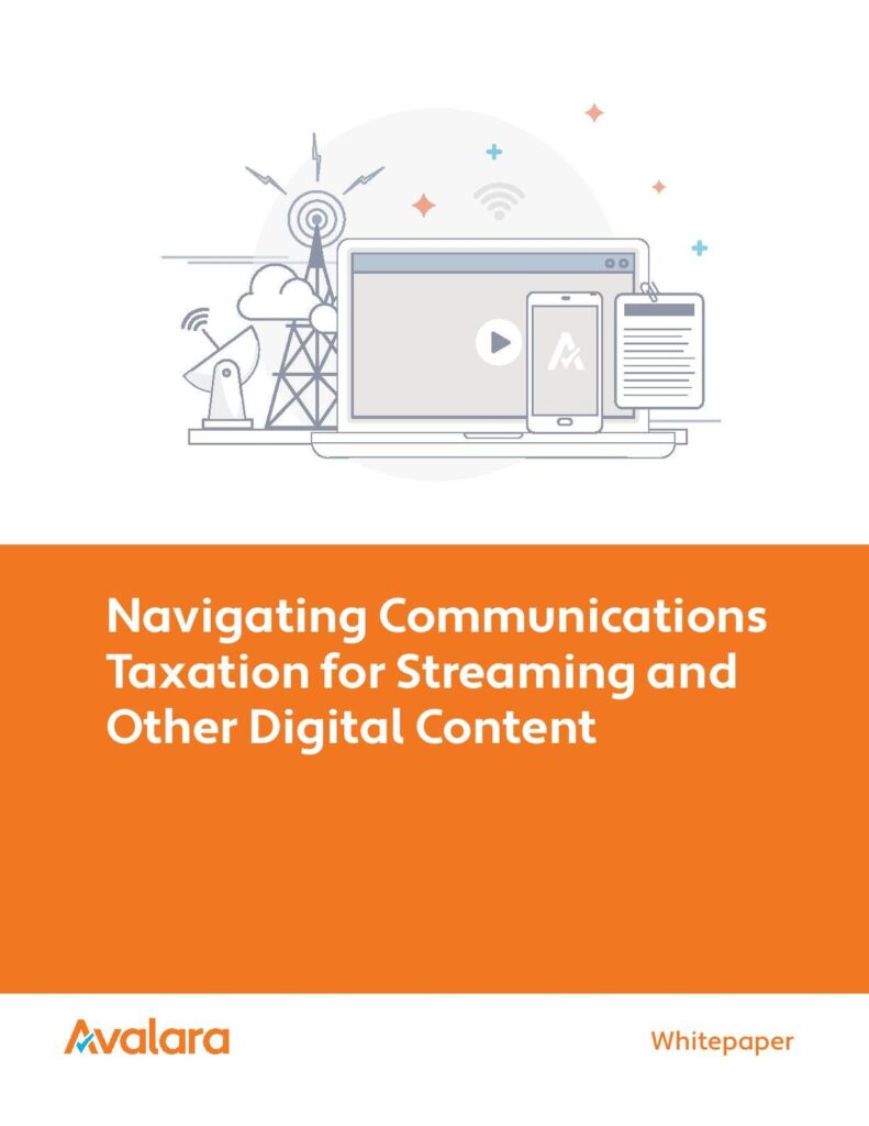 Taxation for Streaming & Digital Content