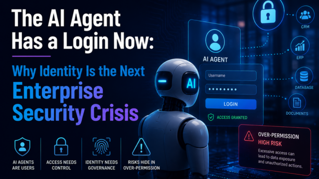 The AI Agent Has a Login Now: Why Identity Is the Next Enterprise Security Crisis