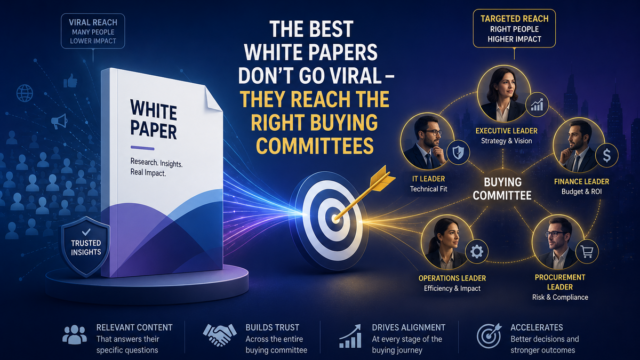 The Best White Papers Don't Go Viral - They Reach the Right Buying Committees