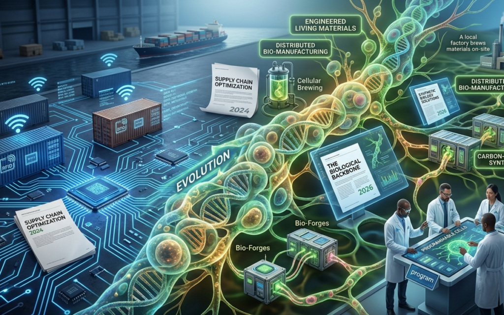 The "Biological Backbone": Why 2026 Supply Chain White Papers are Moving from Silicon to Synthetic Biology