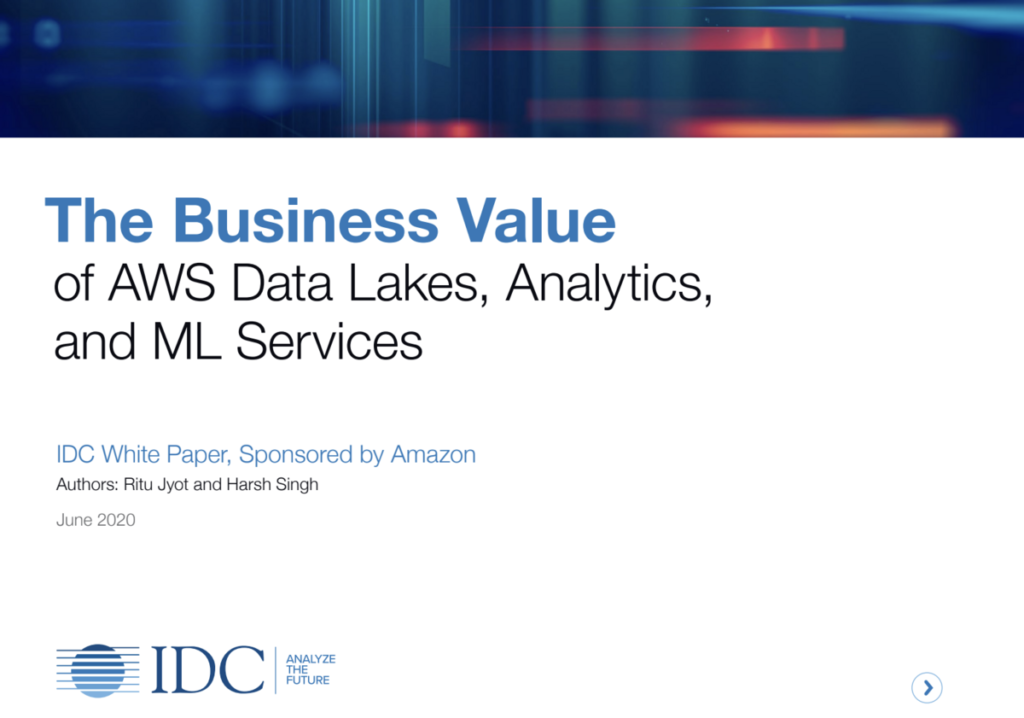 The Business Value of AWS Data Lakes, Analytics, and ML Services