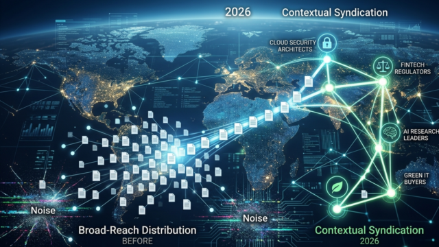 The "Contextual Blast": Why 2026 White Paper Syndication is Replacing Broad-Reach Distribution