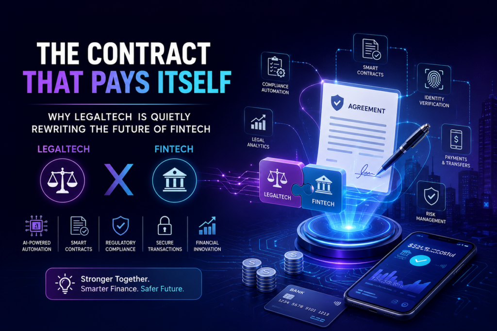 The Contract That Pays Itself: Why LegalTech Is Quietly Rewriting the Future of FinTech