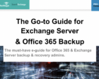The Go-to Guide for Exchange Server & Office 365 Backup