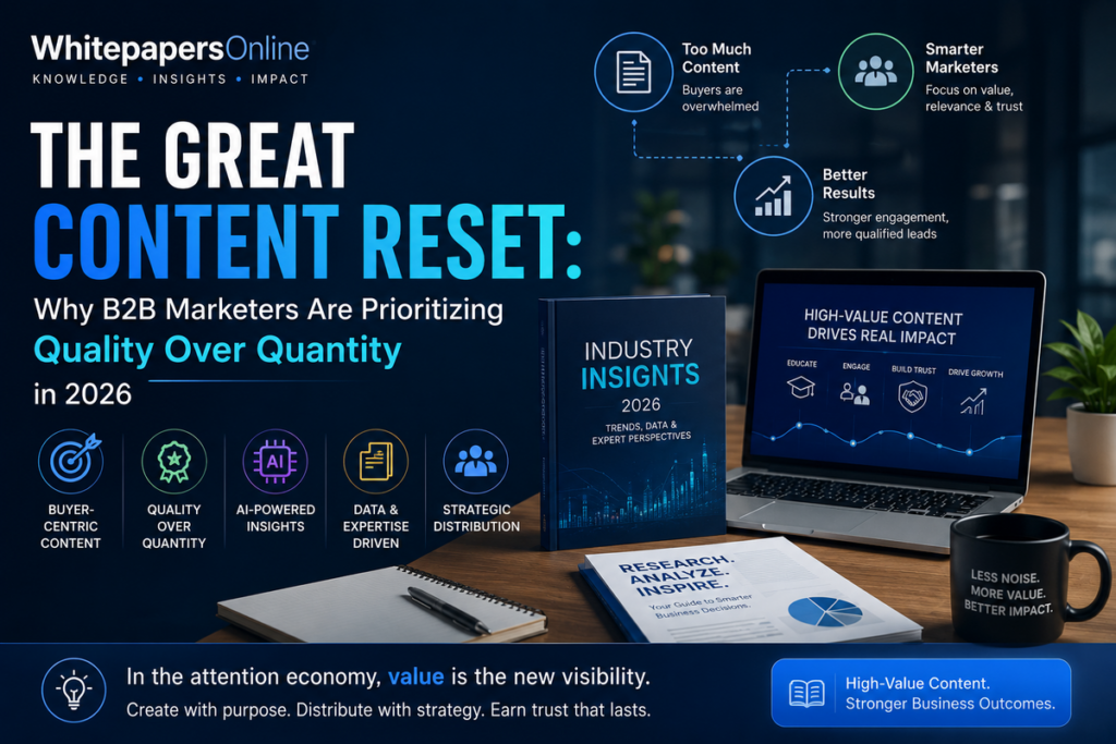 The Great Content Reset: Why B2B Marketers Are Prioritizing Quality Over Quantity in 2026