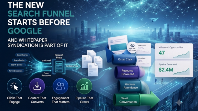 The New Search Funnel Starts Before Google and Whitepaper Syndication Is Part of It