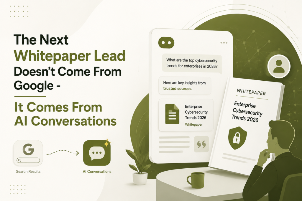 The Next Whitepaper Lead Doesn't Come From Google - It Comes From AI Conversations