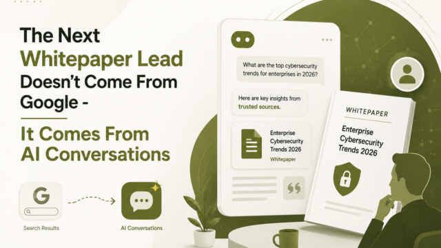 The Next Whitepaper Lead Doesn't Come From Google - It Comes From AI Conversations